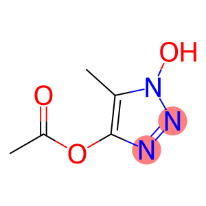 1H-1,2,3-Triazol-4-ol, 1-hydroxy-5-methyl-, 4-acetate (ester) (9CI)