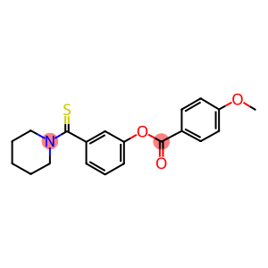 3-(1-piperidinylcarbothioyl)phenyl 4-methoxybenzoate