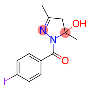 1-(4-iodobenzoyl)-3,5-dimethyl-4,5-dihydro-1H-pyrazol-5-ol