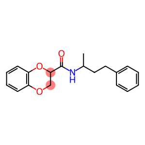 1,4-Benzodioxin-2-carboxamide, 2,3-dihydro-N-(1-methyl-3-phenylpropyl)-