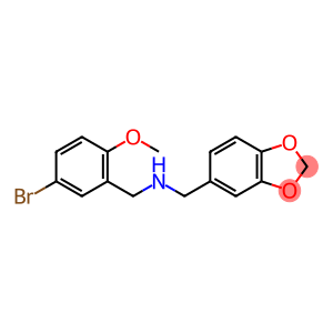 N-(1,3-benzodioxol-5-ylmethyl)(5-bromo-2-methoxyphenyl)methanamine
