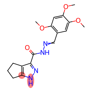 N'-(2,4,5-trimethoxybenzylidene)-1,4,5,6-tetrahydrocyclopenta[c]pyrazole-3-carbohydrazide