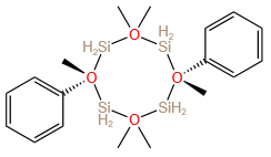 cis-2,6-diphenyl-2,4,4,6,8,8-hexamethylcyclotetrasiloxane