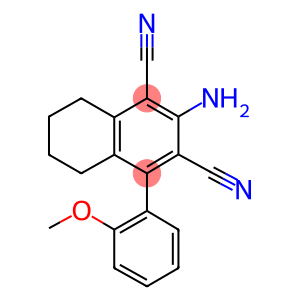 2-amino-4-(2-methoxyphenyl)-5,6,7,8-tetrahydronaphthalene-1,3-dicarbonitrile