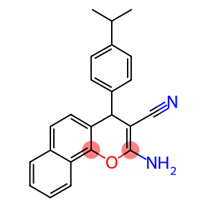 2-amino-4-(4-isopropylphenyl)-4H-benzo[h]chromene-3-carbonitrile
