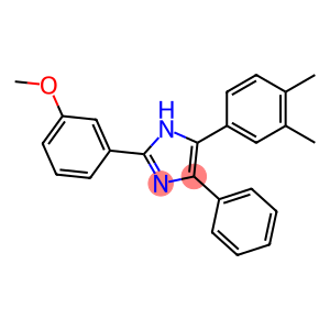 4-(3,4-dimethylphenyl)-2-(3-methoxyphenyl)-5-phenyl-1H-imidazole