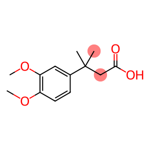 Benzenepropanoic acid, 3,4-dimethoxy-β,β-dimethyl-