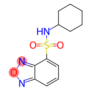 N-cyclohexyl-2,1,3-benzoxadiazole-4-sulfonamide