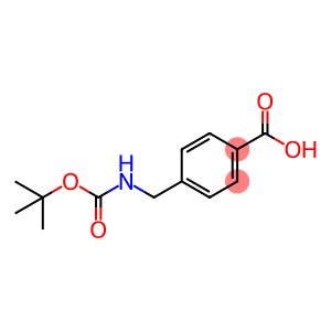 benzoic acid, 4-[[[(1,1-dimethylethoxy)carbonyl]amino]methyl]-