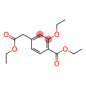 Benzeneacetic acid, 3-ethoxy-4-(ethoxycarbonyl)-, ethyl ester