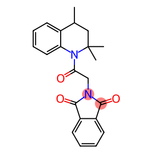 2-[2-(3,4-Dihydro-2,2,4-trimethyl-1(2H)-quinolinyl)-2-oxoethyl]-1H-isoindole-1,3(2H)-dione