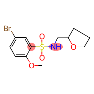 5-bromo-2-methoxy-N-(tetrahydro-2-furanylmethyl)benzenesulfonamide
