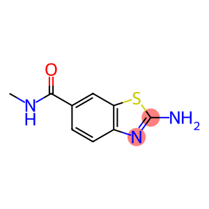 6-Benzothiazolecarboxamide, 2-amino-N-methyl-