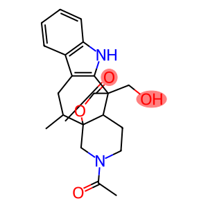 2-Acetyl-2,3,4,4a,5,6,11,12-octahydro-5-(hydroxymethyl)-12-methyl-1H-12a,5-(epoxymethano)pyrido[3',4':5,6]cyclohept[1,2-b]indol-14-one