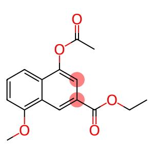 4-(乙酰基氧基)-8-甲氧基-2-萘羧酸乙酯