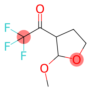 Ethanone, 2,2,2-trifluoro-1-(tetrahydro-2-methoxy-3-furanyl)- (9CI)
