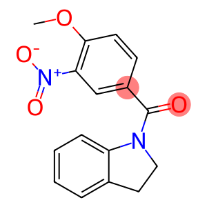 Methanone, (2,3-dihydro-1H-indol-1-yl)(4-methoxy-3-nitrophenyl)-