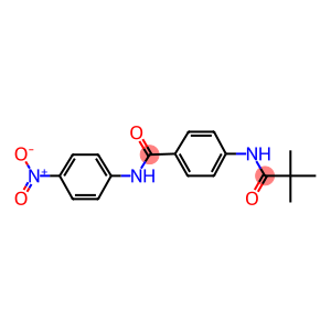 4-[(2,2-dimethylpropanoyl)amino]-N-{4-nitrophenyl}benzamide