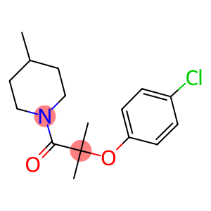 1-[2-(4-chlorophenoxy)-2-methylpropanoyl]-4-methylpiperidine