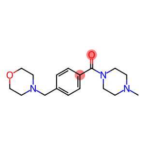 (4-methylpiperazin-1-yl)[4-(morpholin-4-ylmethyl)phenyl]methanone