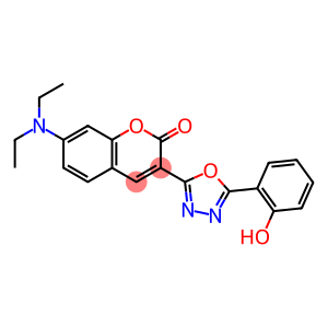 7-(diethylamino)-3-[5-(2-hydroxyphenyl)-1,3,4-oxadiazol-2-yl]-2H-chromen-2-one