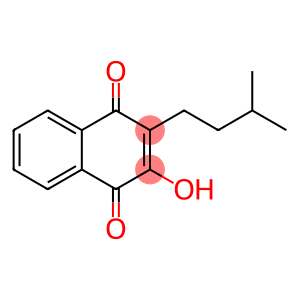 2-Hydroxy-3-(3-methylbutyl)-1,4-naphthalenedione