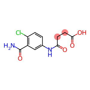 4-[3-(aminocarbonyl)-4-chloroanilino]-4-oxobutanoic acid