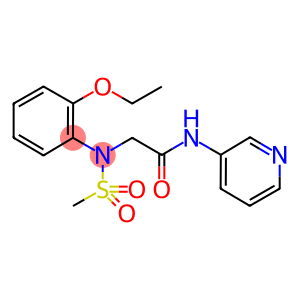 2-[2-ethoxy(methylsulfonyl)anilino]-N-pyridin-3-ylacetamide