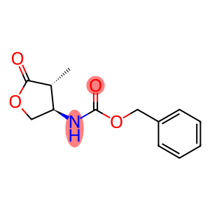 Carbamic acid, [(3R,4R)-tetrahydro-4-methyl-5-oxo-3-furanyl]-, phenylmethyl ester, rel- (9CI)