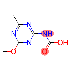 Carbamic  acid,  (4-methoxy-6-methyl-1,3,5-triazin-2-yl)-  (9CI)