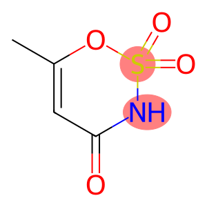 6-methyl-1,2,3-oxathiazin-4(3h)-one2,2-dioxide