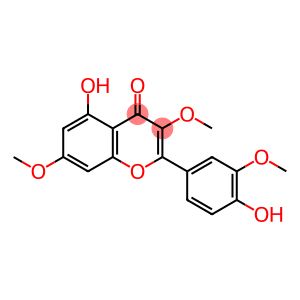 5-Hydroxy-2-(4-hydroxy-3-methoxyphenyl)-3,7-dimethoxy-4H-1-benzopyran-4-one