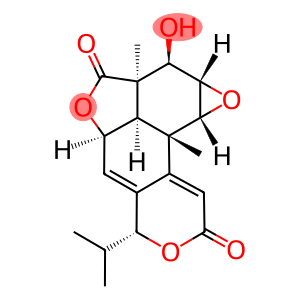 (1aR)-1aβ,2a,4aβ,4bβ,6,8,9b,9cβ-Octahydro-2β-hydroxy-2aβ,9bα-dimethyl-6β-isopropyl-2H,3H-furo[2',3',4':4,5]oxireno[7,8]naphtho[2,1-c]pyran-3,8-dione