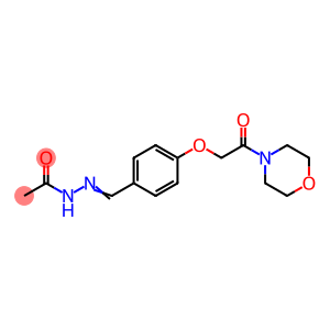 N'-{4-[2-(4-morpholinyl)-2-oxoethoxy]benzylidene}acetohydrazide