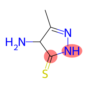 3H-Pyrazole-3-thione, 4-amino-2,4-dihydro-5-methyl- (9CI)