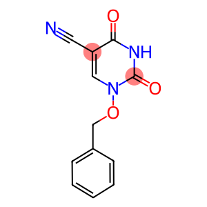 1-(benzyloxy)-2,4-dioxo-1,2,3,4-tetrahydro-5-pyrimidinecarbonitrile