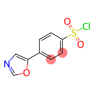 Benzenesulfonyl chloride, 4-(5-oxazolyl)- (9CI)