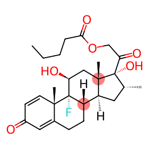 Pregna-1,4-diene-3,20-dione, 9-fluoro-11,21-dihydroxy-16-methyl-17-[(1-oxopentyl)oxy]-, (11β,16α)-