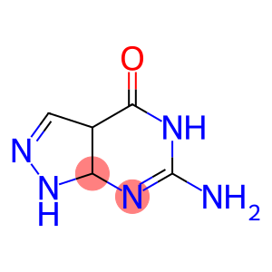 4H-Pyrazolo[3,4-d]pyrimidin-4-one, 6-amino-1,3a,5,7a-tetrahydro- (9CI)