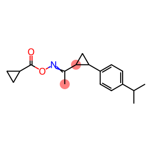 (E)-(1-{2-[4-(propan-2-yl)phenyl]cyclopropyl}ethylidene)amino cyclopropanecarboxylate