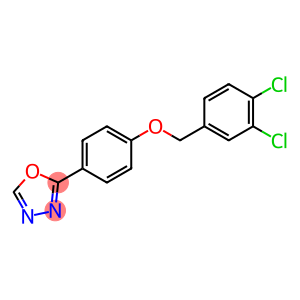 2-{4-[(3,4-dichlorophenyl)methoxy]phenyl}-1,3,4-oxadiazole