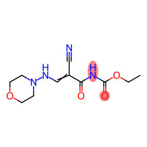 ethyl N-[(2Z)-2-cyano-2-{[(morpholin-4-yl)amino]methylidene}acetyl]carbamate