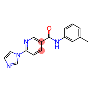 6-(1H-imidazol-1-yl)-N-(3-methylphenyl)pyridine-3-carboxamide
