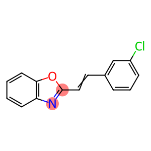 2-(3-CHLOROSTYRYL)-1,3-BENZOXAZOLE