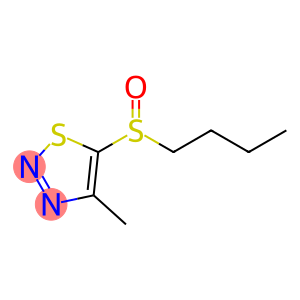 1,2,3-Thiadiazole, 5-(butylsulfinyl)-4-methyl-