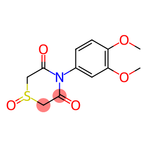 4-(3,4-DIMETHOXYPHENYL)-1LAMBDA4,4-THIAZINANE-1,3,5-TRIONE