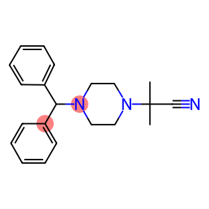 1-Piperazineacetonitrile, 4-(diphenylmethyl)-α,α-dimethyl-