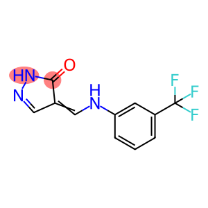4-({[3-(trifluoromethyl)phenyl]amino}methylidene)-4,5-dihydro-1H-pyrazol-5-one