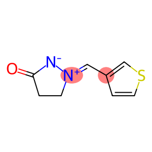 (1E)-3-oxo-1-[(thiophen-3-yl)methylidene]-1lambda5-pyrazolidin-1-ylium-2-ide