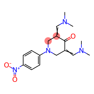 (3Z,5Z)-3,5-bis[(dimethylamino)methylidene]-1-(4-nitrophenyl)piperidin-4-one